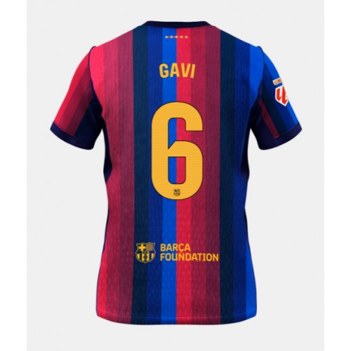 Stroje piłkarskie Barcelona Paez Gavi #6 Koszulka Podstawowej 2026-27 Krótki Rękaw
